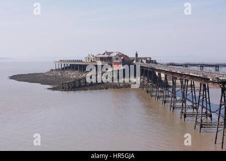 Birnbeck Pier près de Weston-Super-Mare, Somerset, Angleterre Banque D'Images