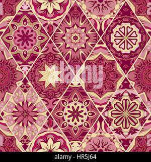 Modèle sans couture, vintage des éléments décoratifs. Illustration de Vecteur