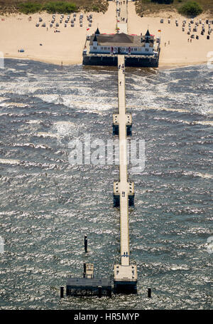 Seebad Ahlbeck, Heringsdorf Usedom Island, Plage, Heringsdorf, mer Baltique, 1, Allemagne Banque D'Images