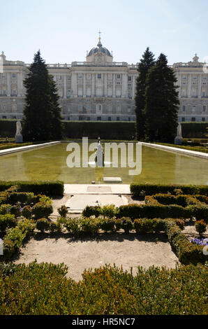 Le Palais Royal de Madrid, Espagne (El Palacio Real de Madrid, España) Banque D'Images