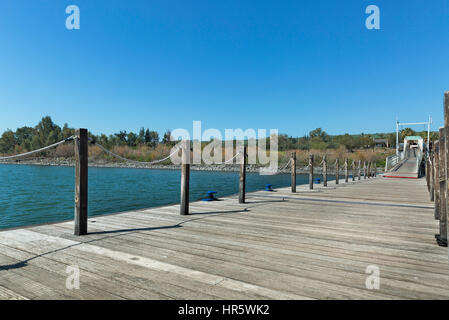 Marina sur la mer de Galilée en Israël Banque D'Images