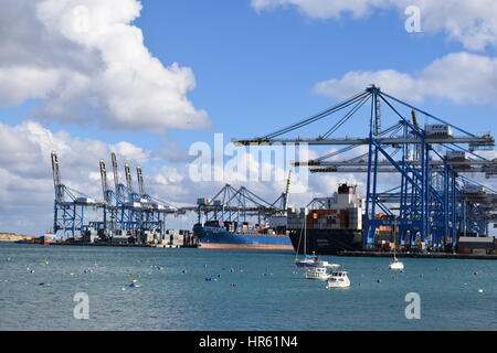 Malte Freeport, Birżebbuġa, Malte Banque D'Images