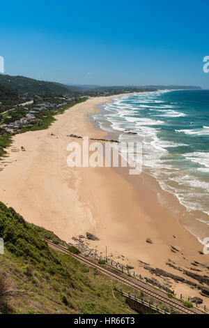 Sommaire des Wilderness Beach de Dolphin's Point, Western Cape, Afrique du Sud Banque D'Images