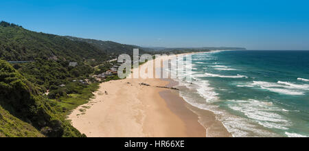 Panorama sommaire de Wilderness Beach de Dolphin's Point, Western Cape, Afrique du Sud Banque D'Images