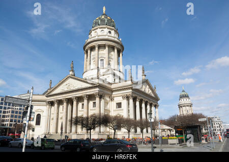 Berlin Gendarmenmarkt, Cathédrale allemande ou Deutscher Dom. Mitte, Berlin, Allemagne Banque D'Images