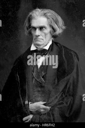 JOHN C. Calhoun (1782-1850) en tant que secrétaire d'État à propos de 1845 Banque D'Images