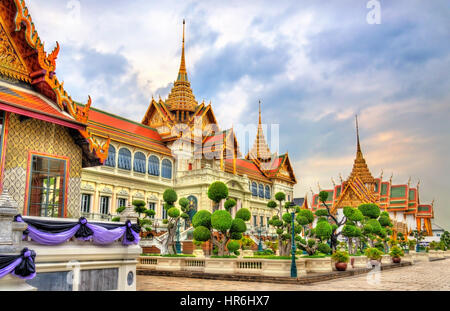 Chakri Maha Prasat Hall du Grand Palais à Bangkok, Thaïlande Banque D'Images