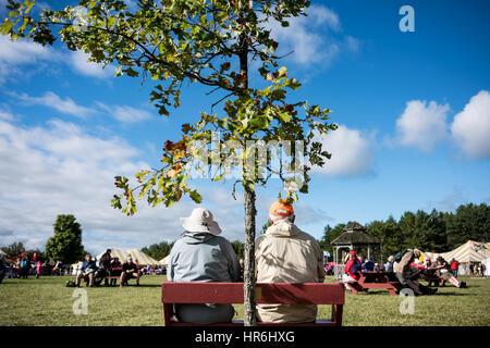 Un terrain d'Country Fair est une célébration unique de la nouvelle Angleterre rurale vivant, qui a lieu chaque année le troisième week-end de septembre dans l'unité, Maine, USA Banque D'Images