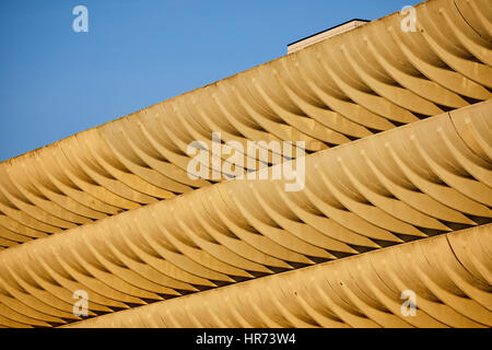 Moderniste conçu extérieure brutaliste Preston Bus Station design classé Grade II Keith Ingham Charles Wilson Building Design Partnership Banque D'Images