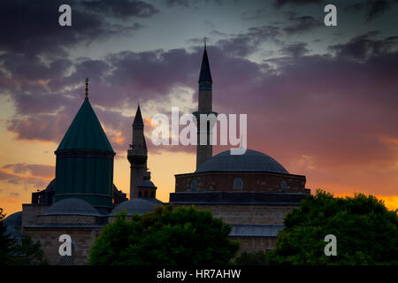 Musée de Mevlana. Konya. Konya province. La Turquie. Banque D'Images