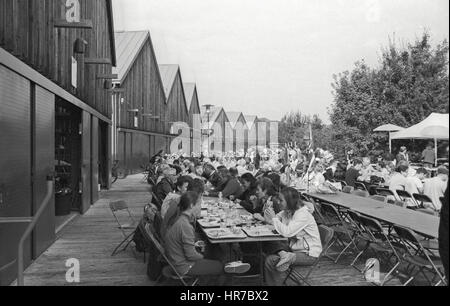 L'après 2013, à compter de la traversée annuelle de Paris et das Hauts de Seine d'aviron à l'Athletic Club Boulogne-Billancourt Banque D'Images