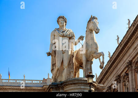 Statue de Remus au Campidoglio, Rome, Italie Banque D'Images