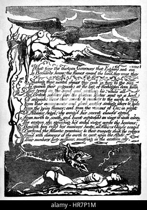 William Blake, peintre et poète (page 42) Banque D'Images