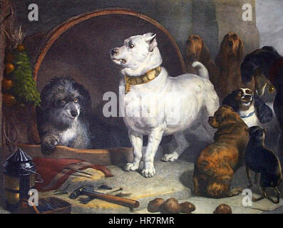 Thomas - Landseer Alexandre et Diogène Banque D'Images