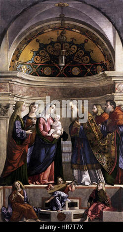 Vittore Carpaccio, Présentation de Jésus au Temple 01 1510 Banque D'Images