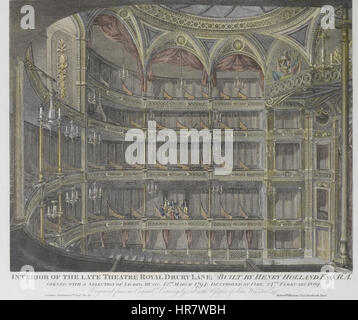 Theatre Royal Drury Lane Interior Banque D'Images