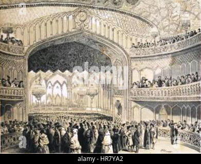 L'Opéra de Tbilissi en 12 avril 1851 (A) Banque D'Images