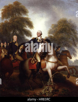 Washington avant de Yorktown 1823 Rembrandt Peale Banque D'Images