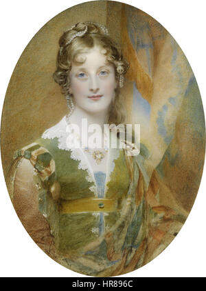 William Charles Ross - Portrait de Jane Digby Banque D'Images