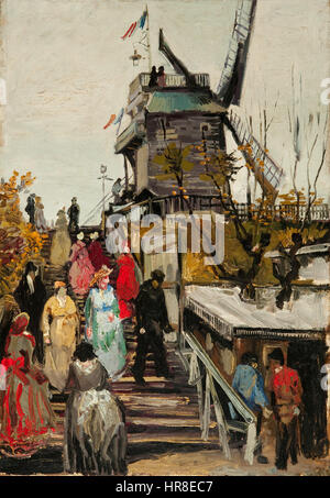 Vincent van Gogh - Le Moulin de Claire Turenne-Sjolander-FIN(1886) Banque D'Images