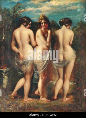 William Etty - Les Trois Grâces, 1840 Banque D'Images