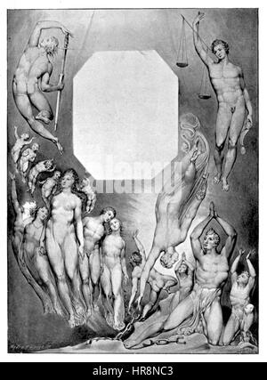 William Blake, peintre et poète (page 63) Banque D'Images