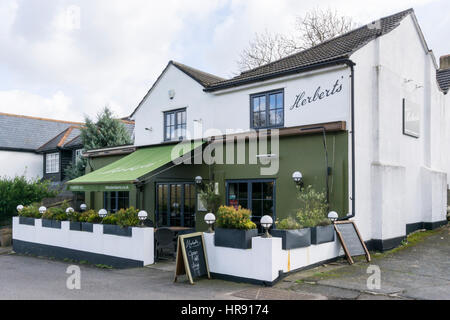 Herbert's restaurant dans village Keston, Kent. Banque D'Images