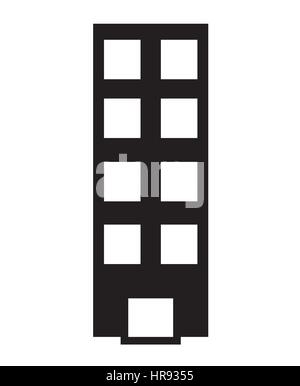 Vecteur icône maison isolée en fond blanc. Illustration de Vecteur