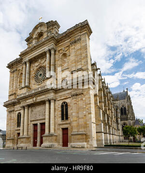 Cathédrale Saint Etienne, Châlons-en-Champagne, Marne, Champagne-Ardenne, France Banque D'Images