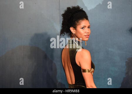 Espérons que Vick participant à la Kong Skull Island : Premiere hémisphère au Cineworld Leicester Square, Londres. Banque D'Images