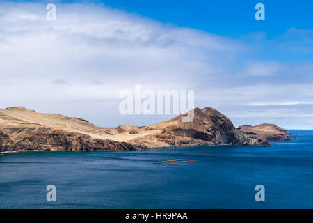 Sentier de randonnée, Ponta de Sao Lourenço, Madeira, Portugal, Europe Banque D'Images