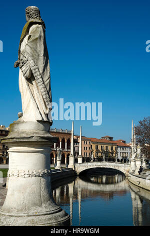 Prato della Valle, Padoue Banque D'Images