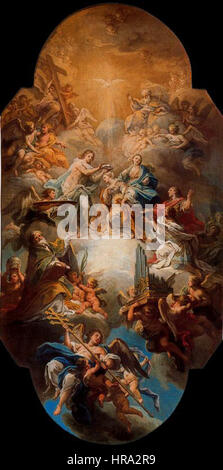 S Conca Gloria de Santa Cecilia Palazzo Pitti Banque D'Images