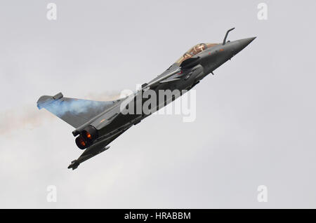 Armée de l'air française, Armée de l'air, avion de chasse Dassault Rafale au Royal International Air Tattoo Fairford, Royaume-Uni Banque D'Images