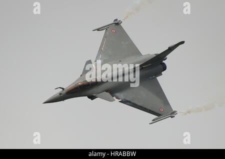 Armée de l'air Armee de l'air Dassault Rafale jet au Royal International Air Tattoo de Fairford. L'espace pour copier Banque D'Images