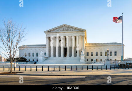 La Cour suprême des États-Unis - Washington, D.C., USA Banque D'Images