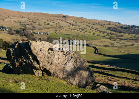 Pierre le blaireau en Cumbria Kentmere Banque D'Images