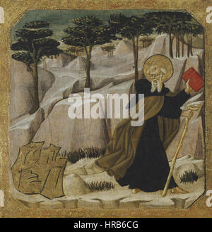 Saint Antoine Abbé tentés par l'or - Giovanni di ser Giovanni Guidi, appelé Lo Scheggia, anciennement appelé maître de Fucecchio - Google Cultural Institute Banque D'Images