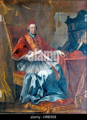 Ritratto di Clemente XI Banque D'Images