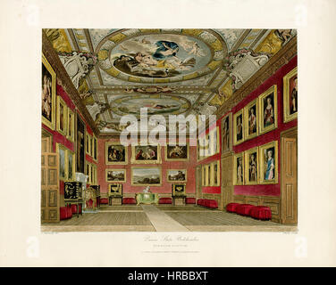 Imprimeur de la Chambre de l'État, le château de Windsor, de résidences royales, l'Pyne 1819 - panteek pyn5-132 Banque D'Images