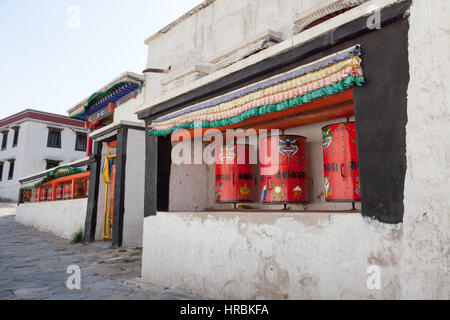 Wudangzhao monastère situé à environ 70km au nord-est de Baotou, en Mongolie intérieure, la Chine. Banque D'Images