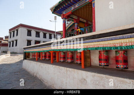 Wudangzhao monastère situé à environ 70km au nord-est de Baotou, en Mongolie intérieure, la Chine. Banque D'Images