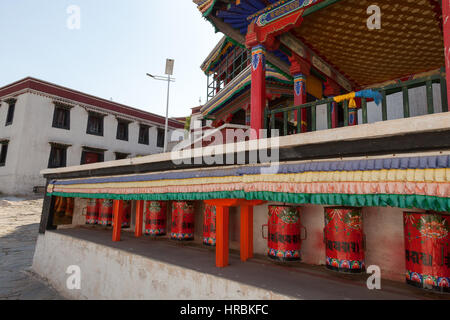 Wudangzhao monastère situé à environ 70km au nord-est de Baotou, en Mongolie intérieure, la Chine. Banque D'Images