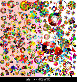 Belle photo d'abstrait d'un engrenage colorés Banque D'Images