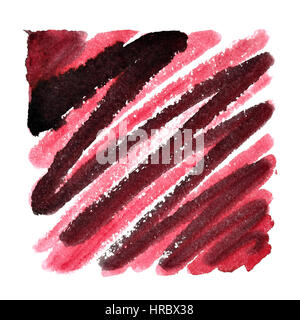 Doodle carré avec des coups de pinceau en zigzag. Résumé fond. L'espace pour votre propre texte. Illustration Raster Banque D'Images