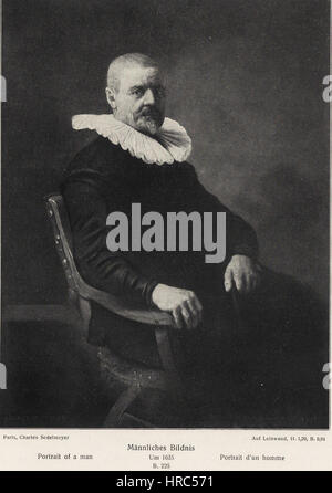 Rembrandt - Portrait d'un 69-year-old man dans un fauteuil Banque D'Images