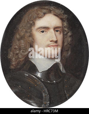 Sir Richard Fanshawe portant des armures de clous en laiton et col de pelouse - Samuel Cooper Banque D'Images