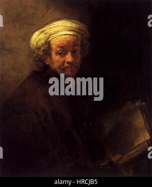 - Rembrandt Autoportrait comme l'apôtre Paul - WGA19222 Banque D'Images