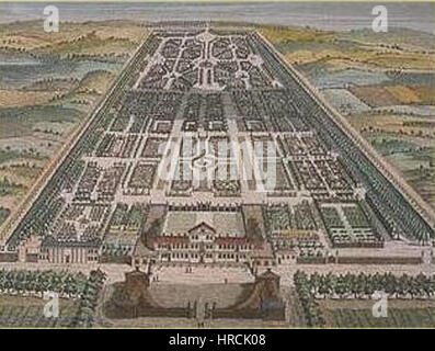 Schloss Herrenhausen 1800 Banque D'Images