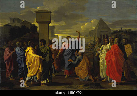 Sept Sacrements - Coordination II (1647) Nicolas Poussin Banque D'Images